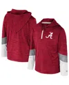 Colosseum Toddler Crimson Alabama Crimson Tide Rylos Quarter-zip Windshirt Jacket In Red