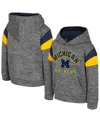 Colosseum Toddler Gray Michigan Wolverines Wizard City Hoodie In Gray