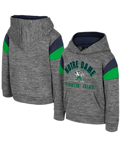 Colosseum Babies' Toddler Gray Notre Dame Fighting Irish Wizard City Hoodie
