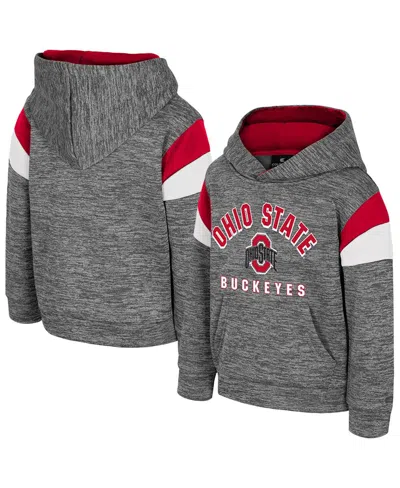 Colosseum Babies' Toddler Gray Ohio State Buckeyes Wizard City Hoodie