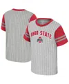 Colosseum Toddler Heather Gray Ohio State Buckeyes Airball T-shirt In Gray