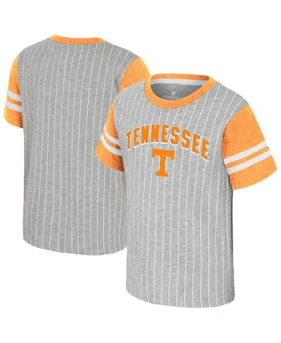 Colosseum Babies' Toddler Heather Gray Tennessee Volunteers Airball T-shirt