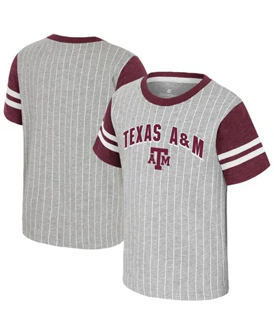 Colosseum Babies' Toddler Heather Gray Texas A&m Aggies Airball T-shirt