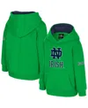 Colosseum Toddler Kelly Green Notre Dame Fighting Irish Big Logo Volume Fleece Pullover Hoodie In Green