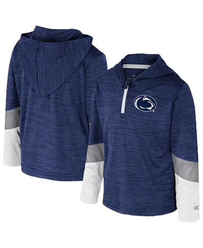 Colosseum Babies' Toddler Navy Penn State Nittany Lions Rylos Quarter-zip Windshirt