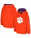 Colosseum Toddler Orange Clemson Tigers Big Logo Volume Fleece Pullover Hoodie In Orange
