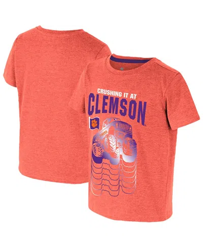 Colosseum Babies' Toddler Orange Clemson Tigers Crushing It T-shirt