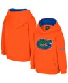 Colosseum Toddler Orange Florida Gators Big Logo Volume Fleece Pullover Hoodie In Orange