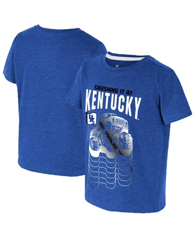 Colosseum Babies' Toddler Royal Kentucky Wildcats Crushing It T-shirt In Blue