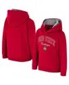 Colosseum Toddler Scarlet Ohio State Buckeyes Centauri Pullover Hoodie In Scarlet