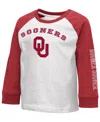 Colosseum Toddlers Oklahoma Sooners Long Sleeve T-shirt In Crimson