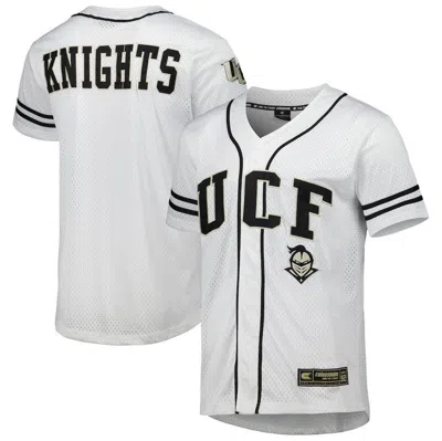 Colosseum White Ucf Knights Free-spirited Full-button Baseball Jersey