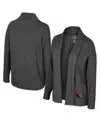 Colosseum Women's Charcoal Oregon State Beaversâ Dash Cardigan In Gray