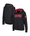Colosseum Women's  Black Stanford Cardinal Arched Name Full-zip Hoodie In Black