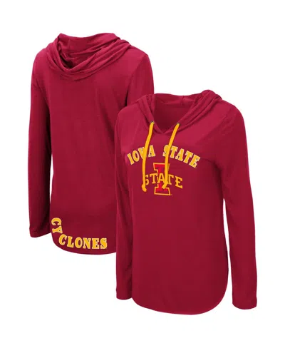 Colosseum Cardinal Iowa State Cyclones My Lover Hoodie Long Sleeve T-shirt