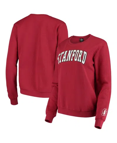 Colosseum Women's  Cardinal Stanford Cardinal Campanile Pullover Sweatshirt