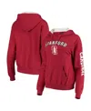Colosseum Women's  Cardinal Stanford Cardinal Loud And Proud Pullover Hoodie In Cardinal