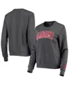 Colosseum Women's  Charcoal Alabama Crimson Tide Campanile Pullover Sweatshirt In Charcoal