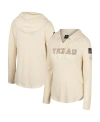 Colosseum Women's  Cream Texas Longhorns Oht Military-inspired Appreciation Casey Raglan Long Sleeve In Cream