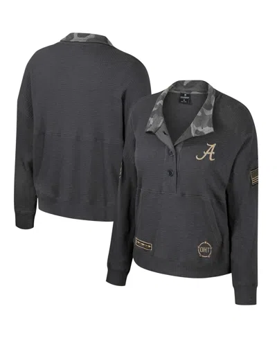 Colosseum Women's  Heather Charcoal Alabama Crimson Tide Oht Military-inspired Appreciation Payback H