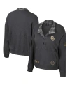 Colosseum Women's  Heather Charcoal Oklahoma Sooners Oht Military-inspired Appreciation Payback Henle In Heather Charcoal