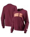 Colosseum Women's  Maroon Virginia Tech Hokies Campanile Pullover Sweatshirt In Maroon