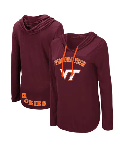 Colosseum Maroon Virginia Tech Hokies My Lover Hoodie Long Sleeve T-shirt