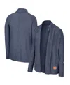 Colosseum Women's  Navy Auburn Tigers Morningside Cardigan Sweater In Navy