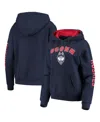Colosseum Women's  Navy Uconn Huskies Loud And Proud Pullover Hoodie In Navy