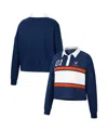 Colosseum Women's  Navy Virginia Cavaliers I Love My Job Rugby Long Sleeve Shirt In Navy