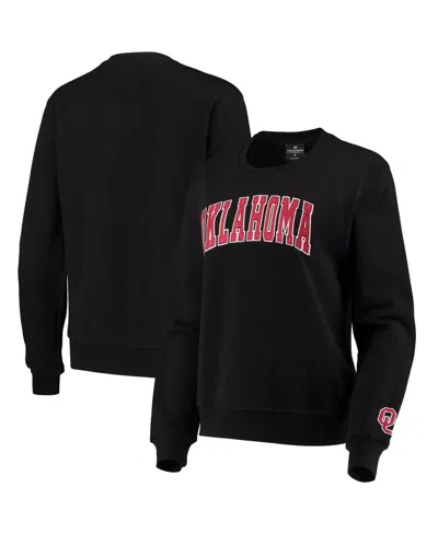 Colosseum Women's Oklahoma Sooners Campanile Pullover Sweatshirt In Black