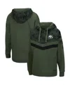 Colosseum Women's  Olive, Camo Iowa Hawkeyes Oht Military-inspired Appreciation Extraction Chevron Pu In Olive,camo