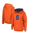 Colosseum Women's  Orange Syracuse Orange Big Logo Pullover Hoodie In Orange