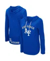 Colosseum Women's  Royal Air Force Falcons My Lover Lightweight Hooded Long Sleeve T-shirt In Royal