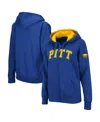 Colosseum Women's  Royal Pitt Panthers Arched Name Full-zip Hoodie In Royal
