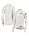 Colosseum Women's  White Oklahoma Sooners Oht Military-inspired Appreciation Officer Arctic Camo 1/4- In White