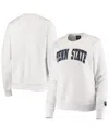 Colosseum Women's  White Penn State Nittany Lions Campanile Pullover Sweatshirt In White