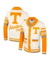 Colosseum Women's Cream Tennessee Volunteers Wild Collective Button-up Jacquard Sweater In Cream