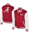 Colosseum Women's Crimson Alabama Crimson Tide French Baguette Full Snap Fleece Jacket In Red