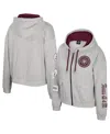 Colosseum Women's Gray Texas A&m Aggies Alfie Full-zip Hoodie Jacket In Gray