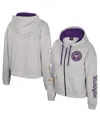 Colosseum Women's Gray Washington Huskies Alfie Full-zip Hoodie Jacket In Gray