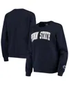 Colosseum Women's Navy Penn State Nittany Lions Campanile Pullover Sweatshirt In Navy