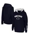 Colosseum Women's Navy Penn State Nittany Lions Arch And Logo 1 Pullover Hoodie In Navy
