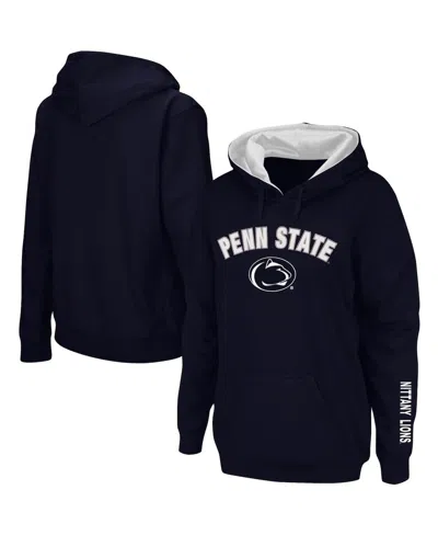 Colosseum Navy Penn State Nittany Lions Arch & Logo 1 Pullover Hoodie