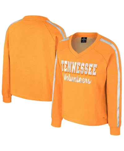 Colosseum Women's Tennessee Orange Tennessee Volunteers Treasures Long Sleeve V-neck T-shirt