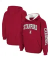 Colosseum Youth Boys  Cardinal Stanford Cardinal 2-hit Team Pullover Hoodie In Cardinal