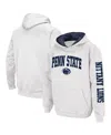 Colosseum Big Boys  White Penn State Nittany Lions 2-hit Pullover Hoodie In White