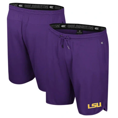 Colosseum Kids' Youth  Purple Lsu Tigers Things Happen Shorts