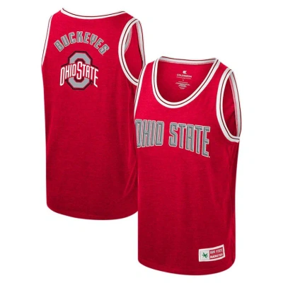 Colosseum Kids' Youth  Scarlet Ohio State Buckeyes Shooting Tank Top