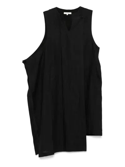 Colour 5 Power Double-breasted Gilet In Black